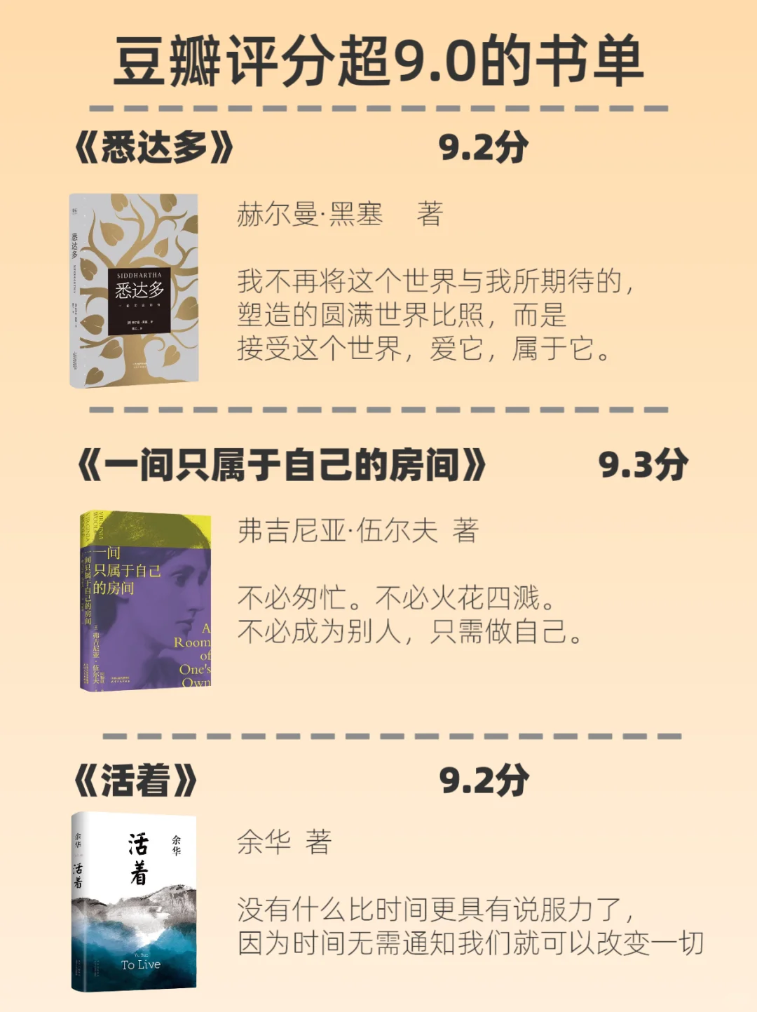 豆瓣超9.0的15本📖，你读过几本？