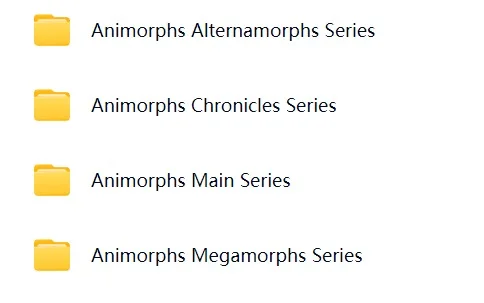 电子书+音频 变形人系列 Animorphs Series