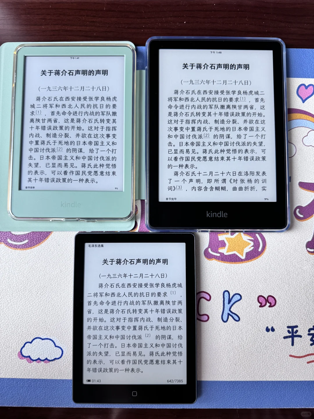 Kindle2024、kpw5和汉王c6pro