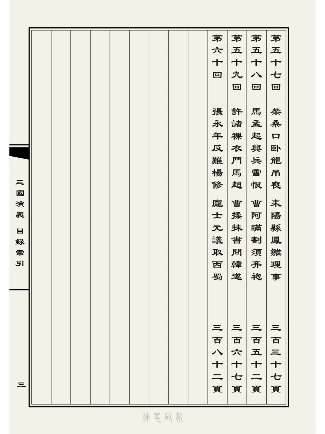 分享仿古电藏版《三国演义》共四卷