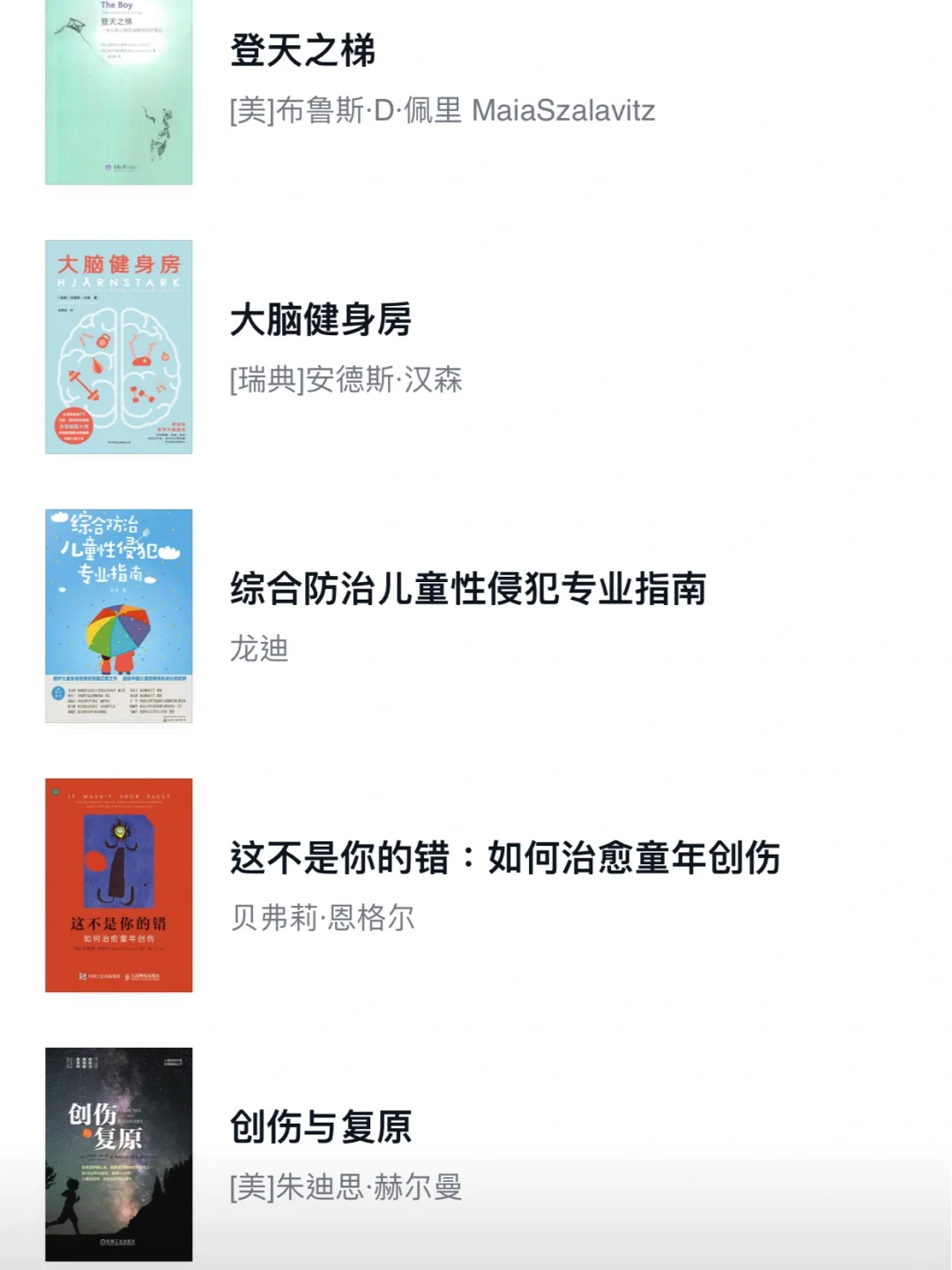 创伤大脑复健书单（1）：