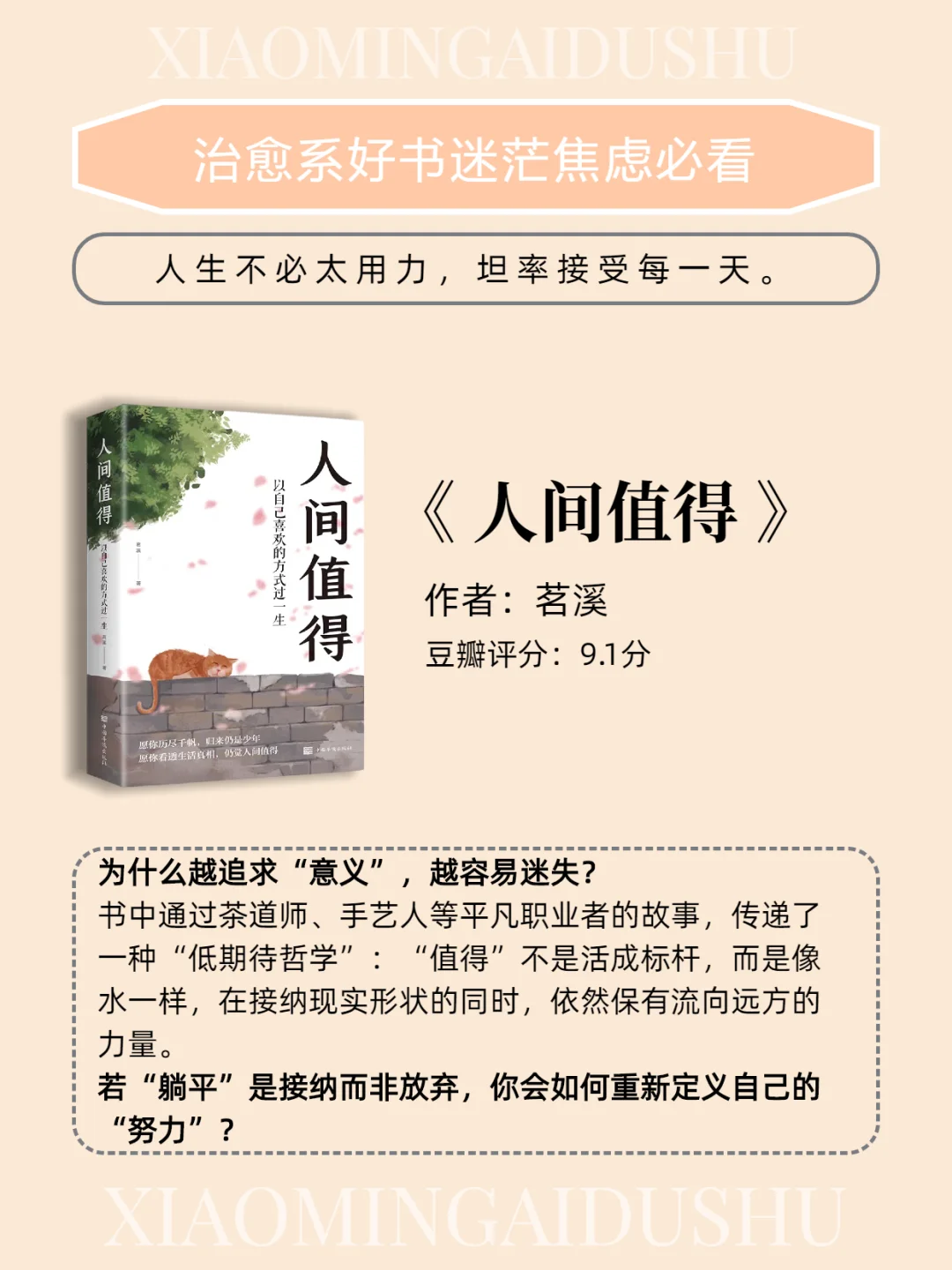 📖治愈系书单｜迷茫、焦虑、拧巴必看‼️