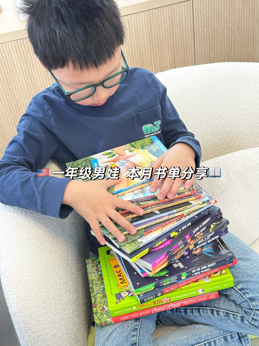 🇺🇸一年级男娃本月书单📖七岁爱看什么书🤔