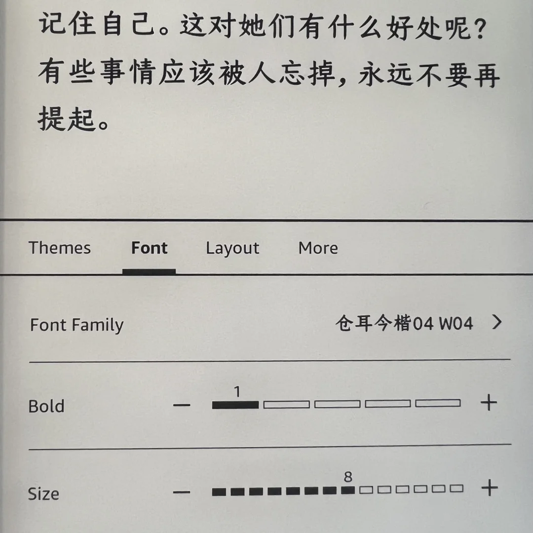 8款最爱Kindle字体分享！