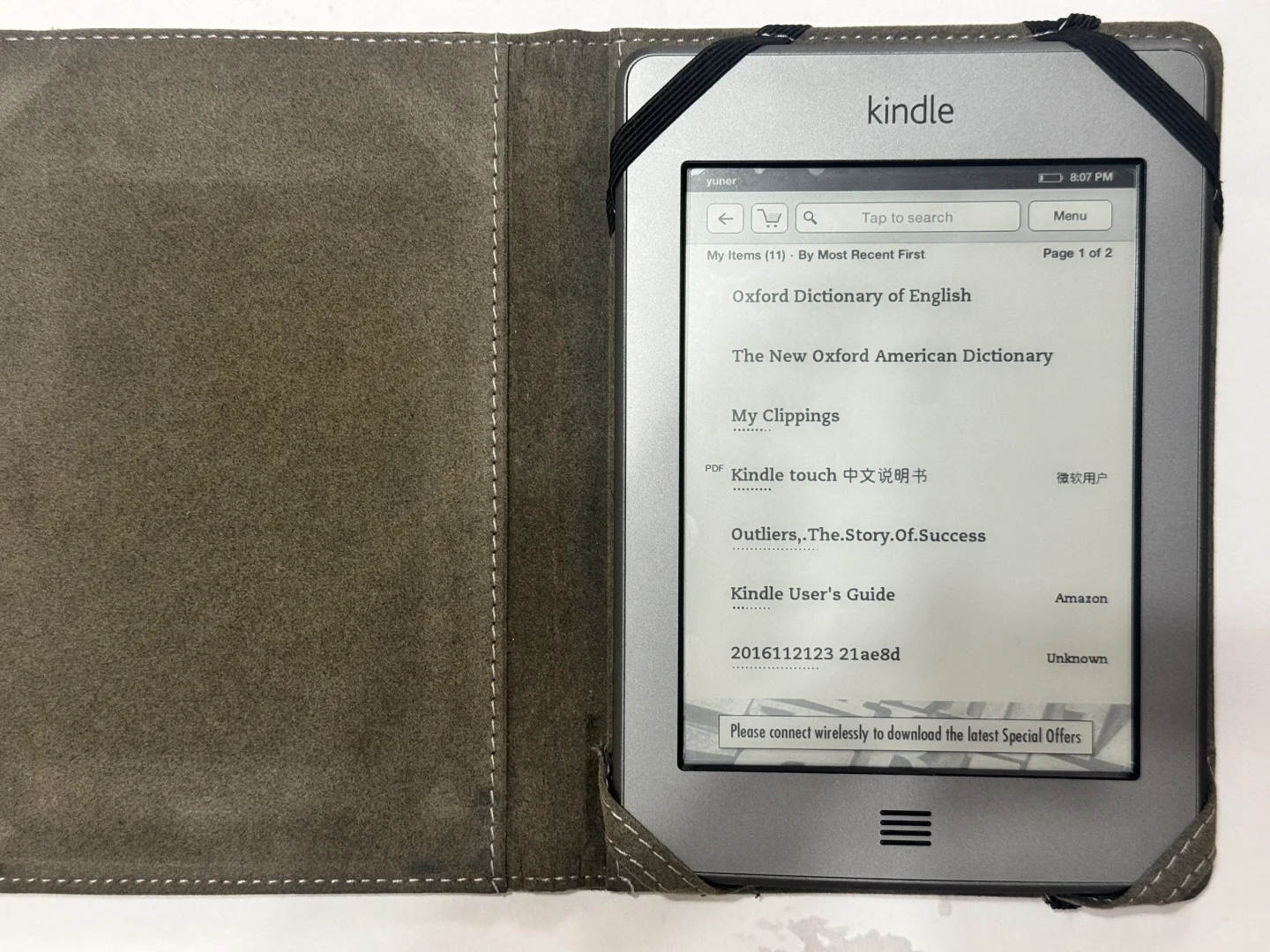 kindle touch赌石记录📝