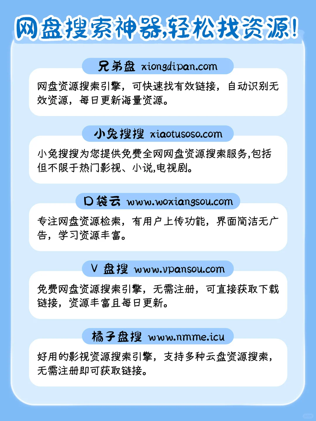 搜不到想要的❓这40个网盘搜索网站快码住！