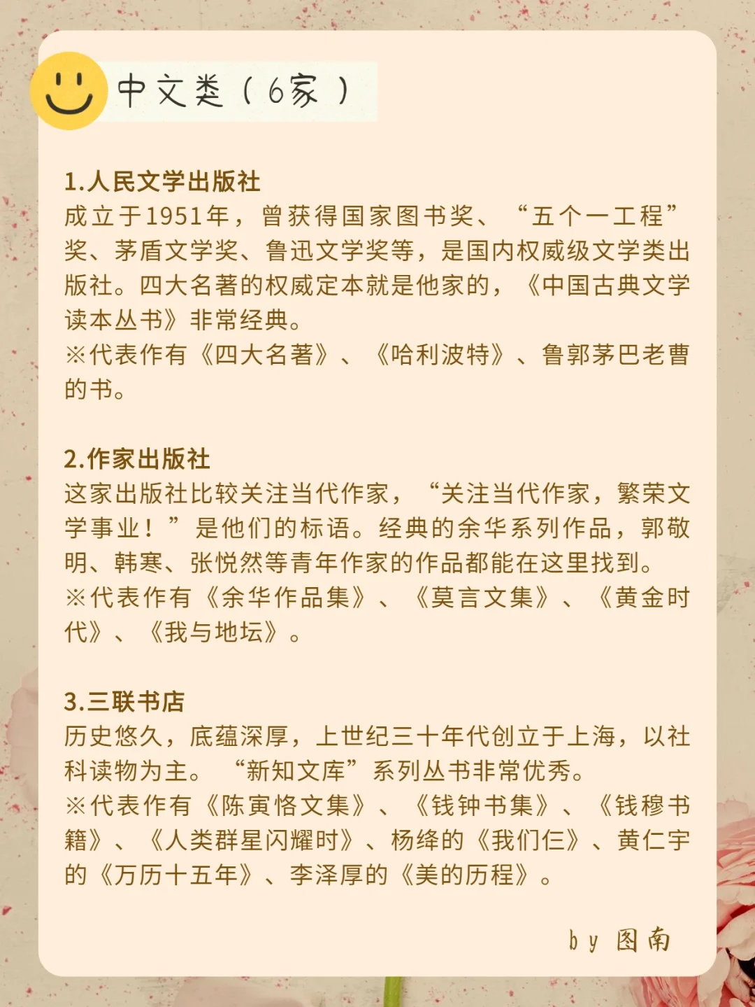 买书如何挑出版社？10类学科30+出版社详解