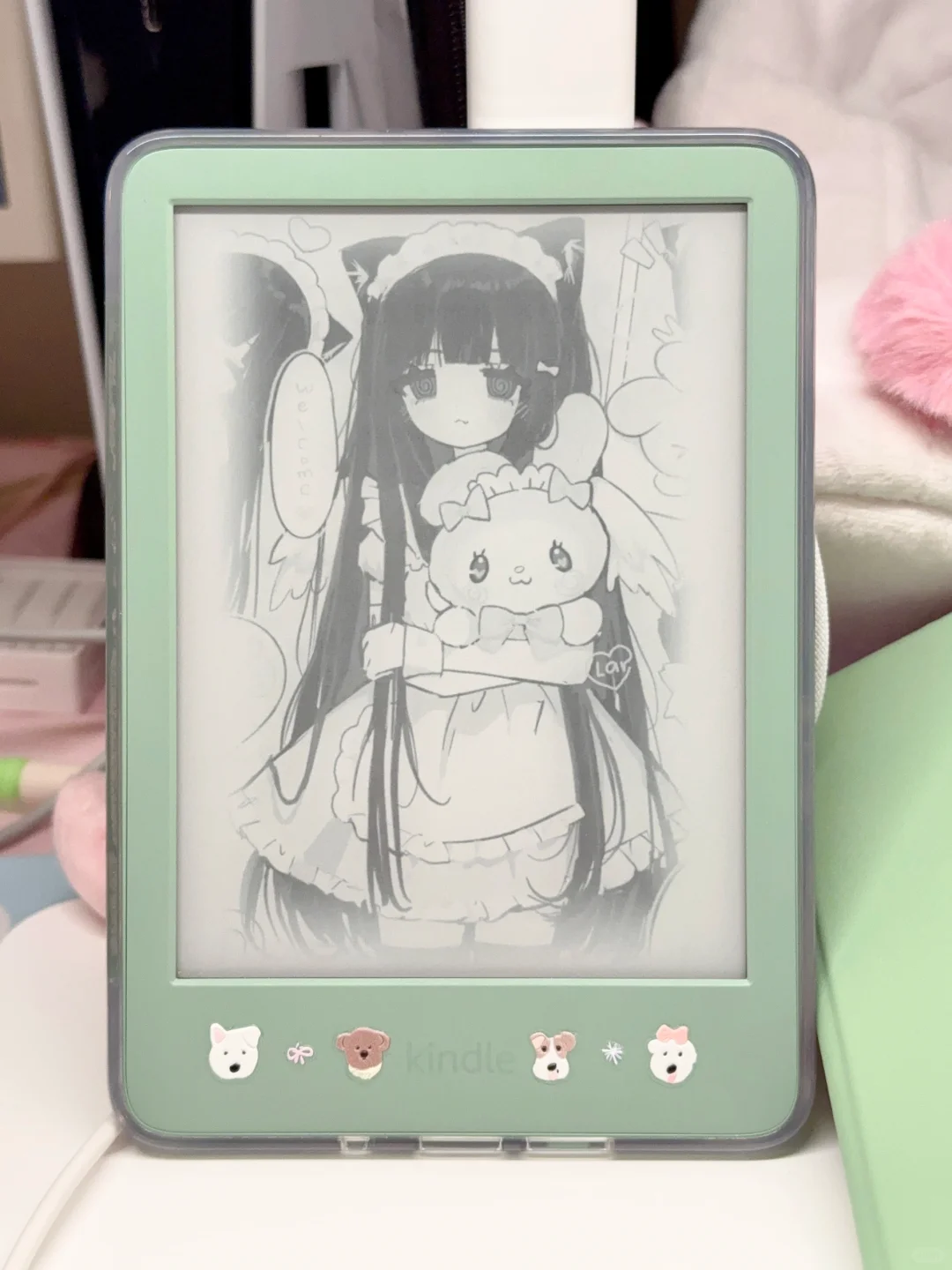 kindle小绿出掉了 留个纪念💧