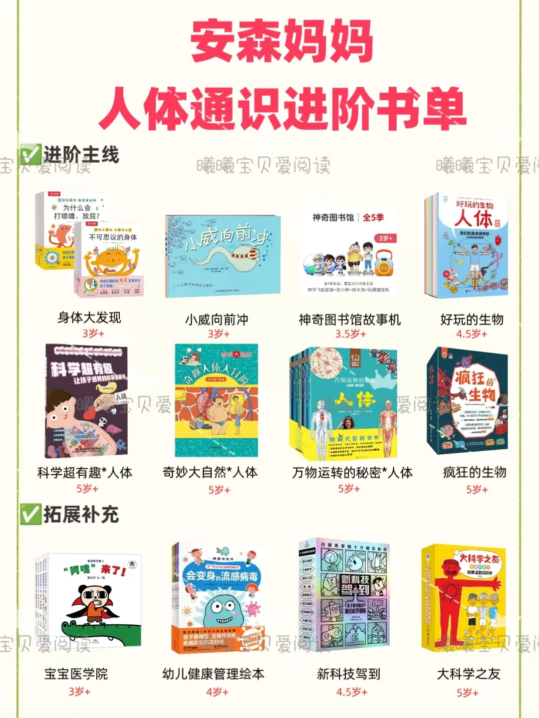 🔥记录安森妈妈通识进阶书单｜附适读年龄