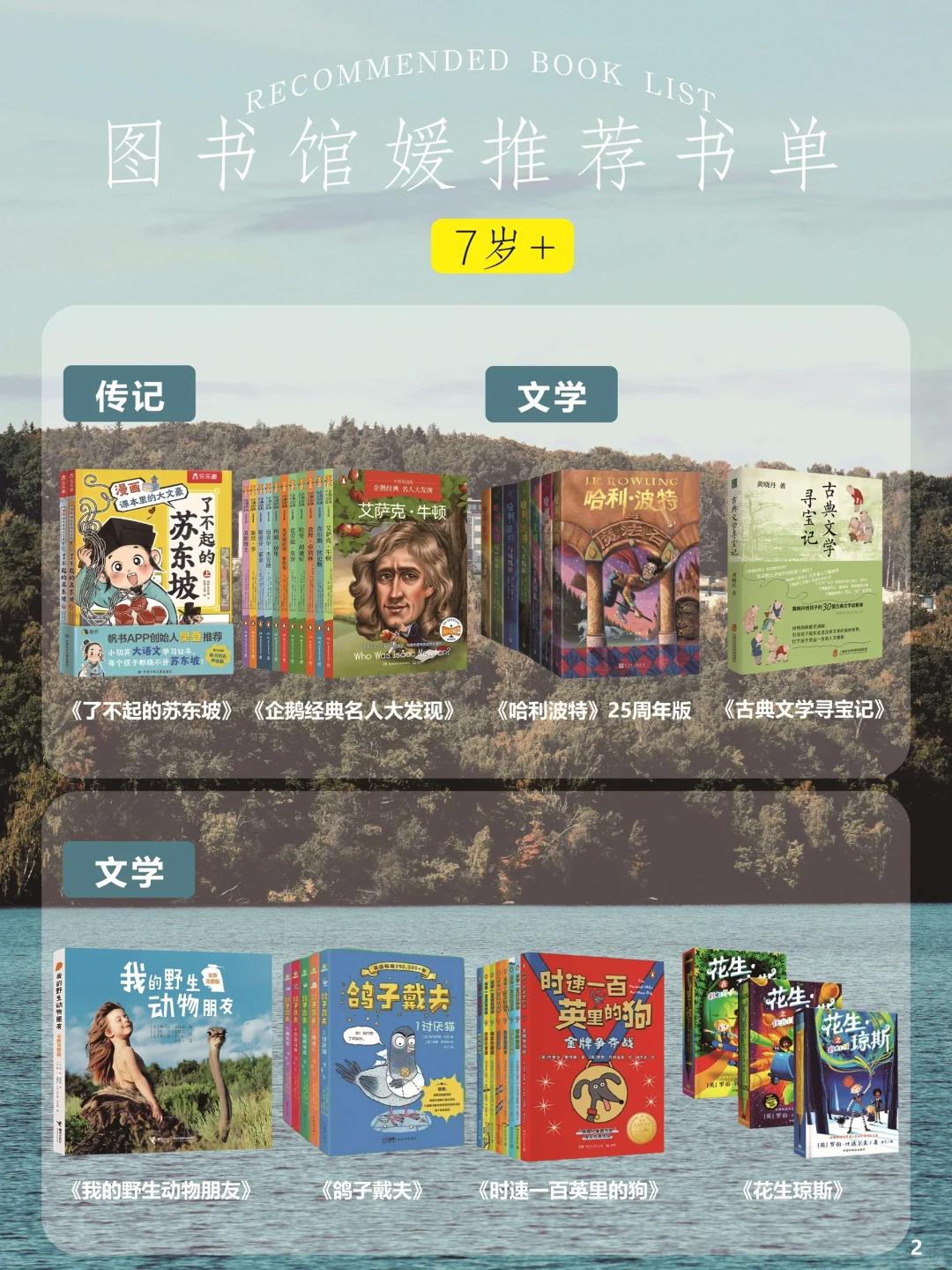 一键查收‼️2025年读书节推荐书单（分龄）