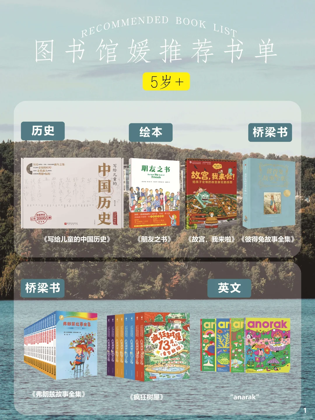 一键查收‼️2025年读书节推荐书单（分龄）