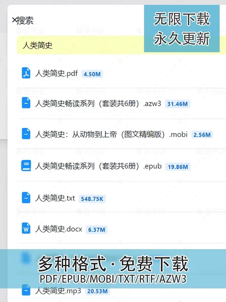 全网电子书代找中文教材古书免费试用一辈子