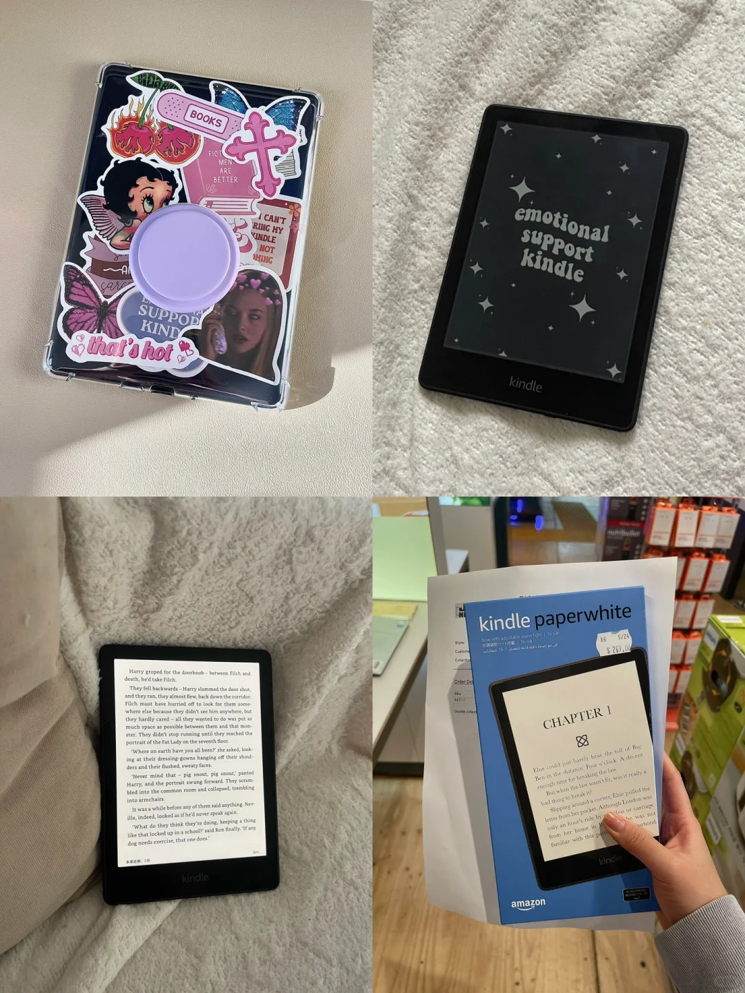 ✨emotional support kindle✨