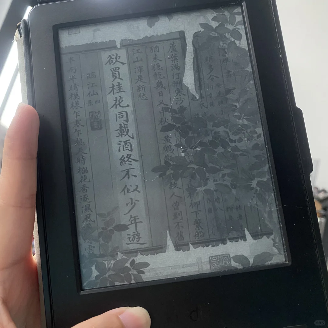 好喜欢我的Kindle锁屏