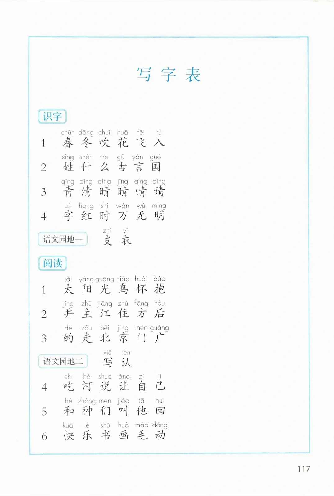 一年级语文下册👉2025春教科书