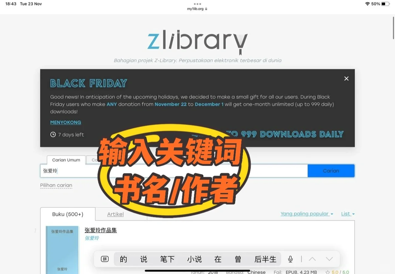 Ipad 实现书本📚自由 || 你要免费书本吗?