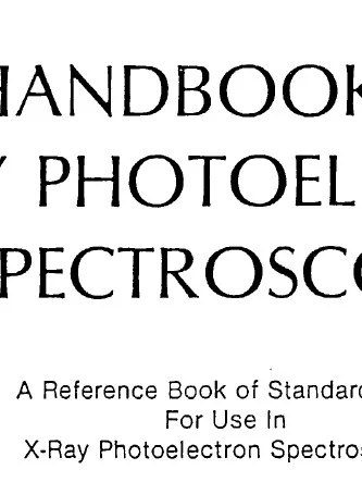 光电子能谱198页Hand book参照pdf电子书