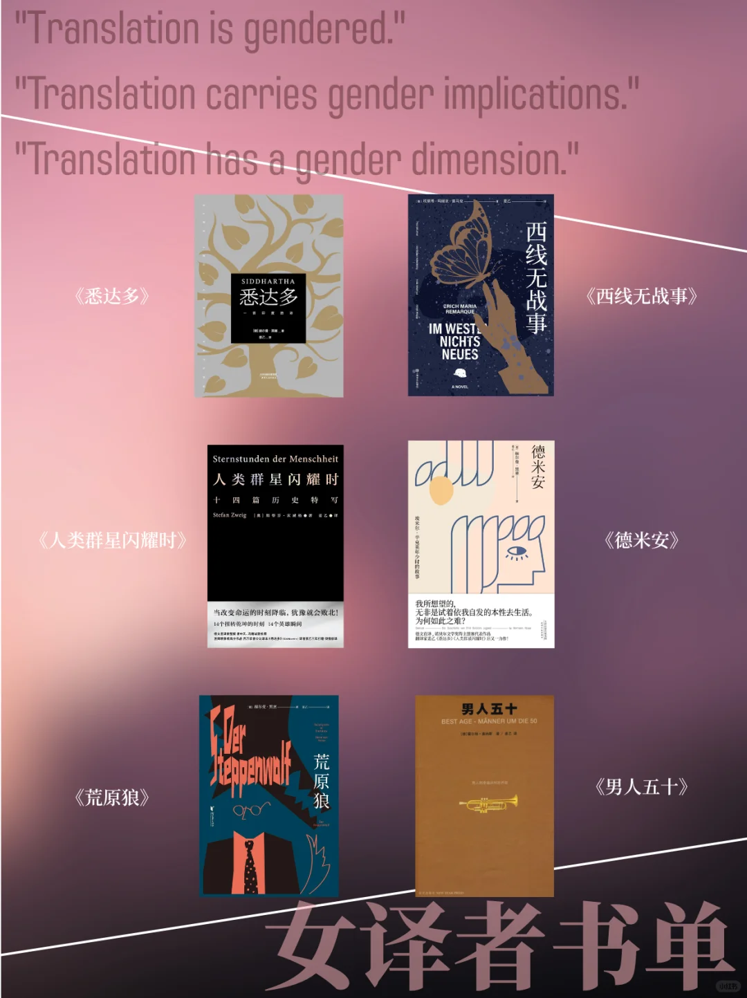 翻译是有性别的 | 全女书单