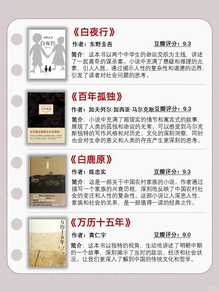 🔥清华大学推荐书单📚收藏起来慢慢看