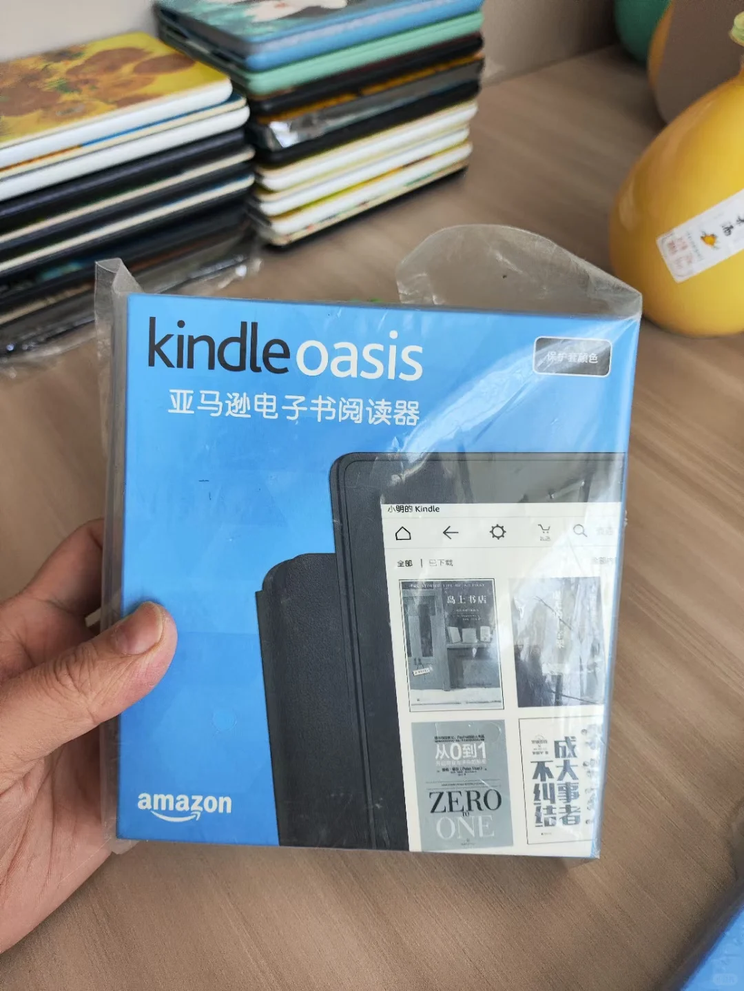 收了台全新的kindle oasis1代和2代