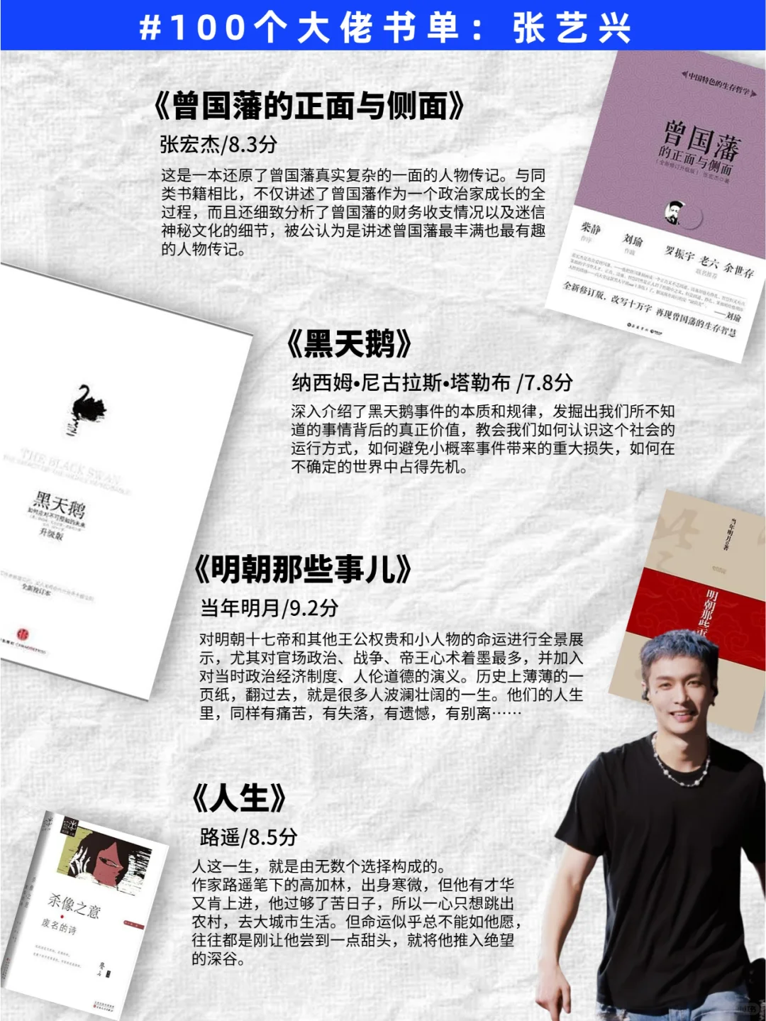 女生们请反复读张艺兴推荐的45本书！！！