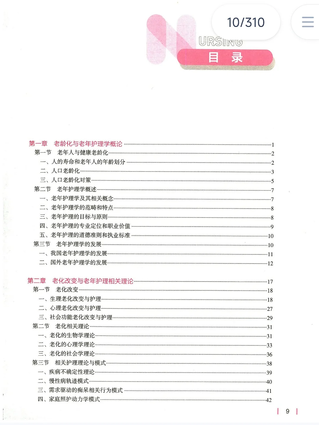 护理专业必备电子书❗老年护理学PDF