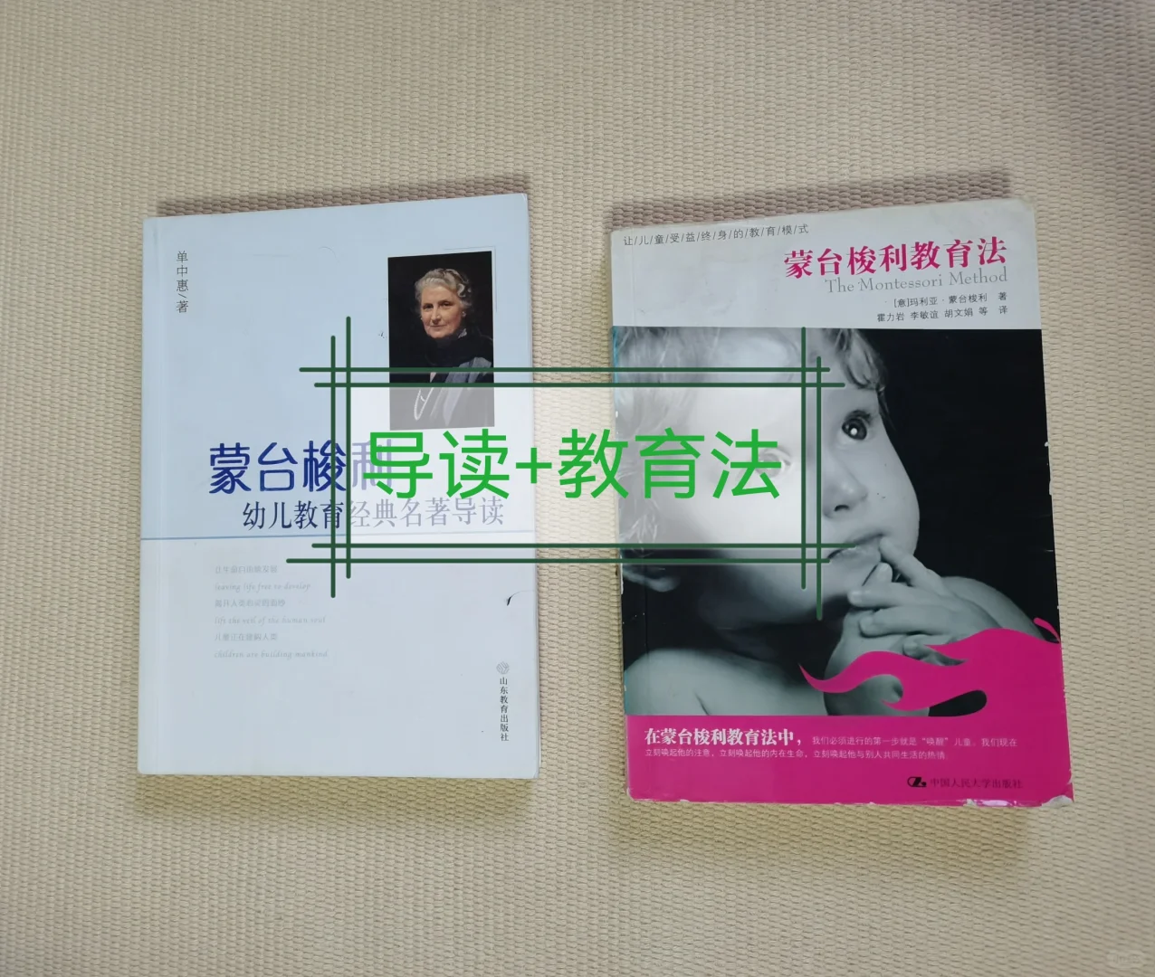 蒙氏老师必备的书单+手册+教案