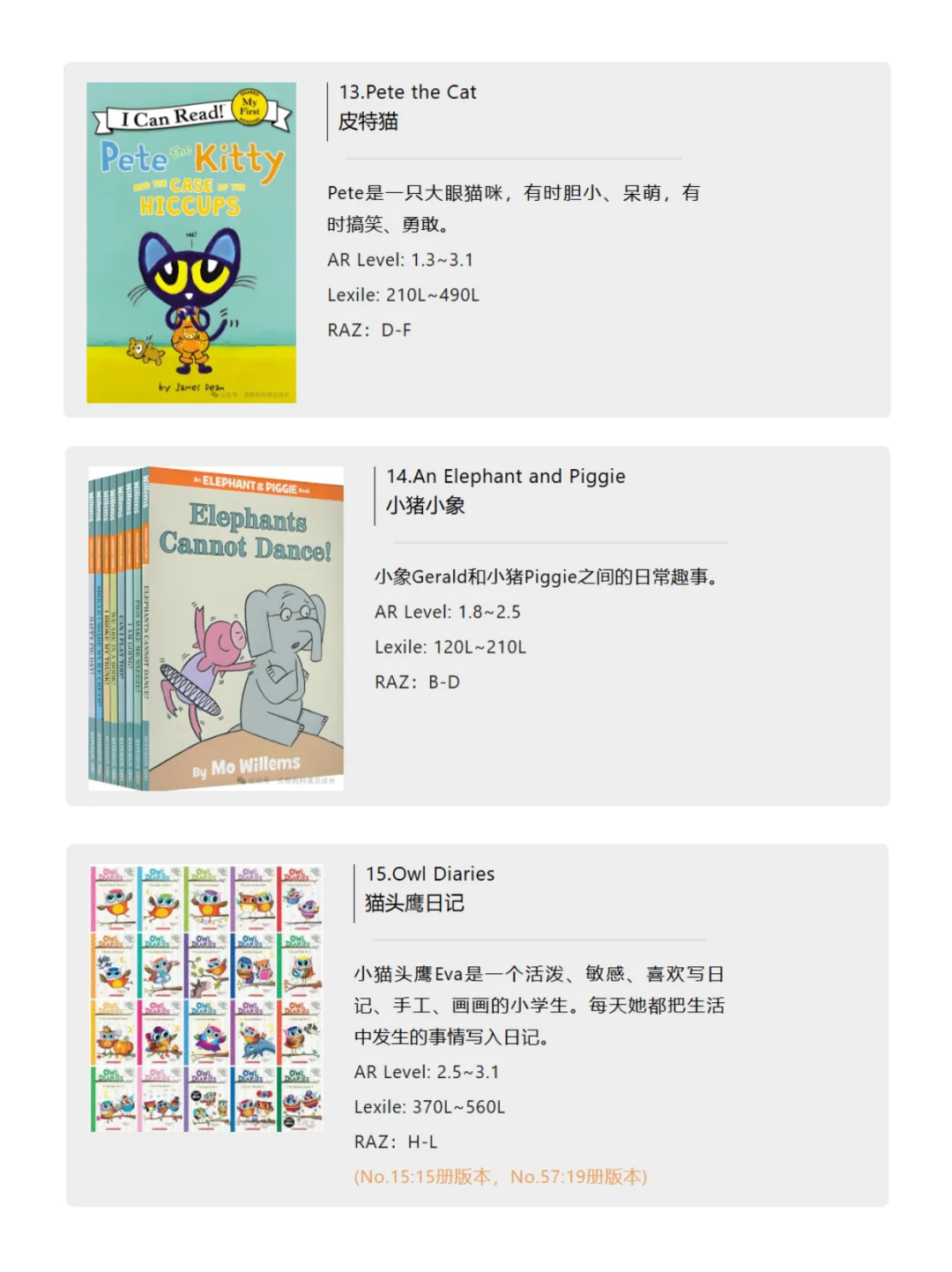 我的top书单：桥梁书清单！📚
