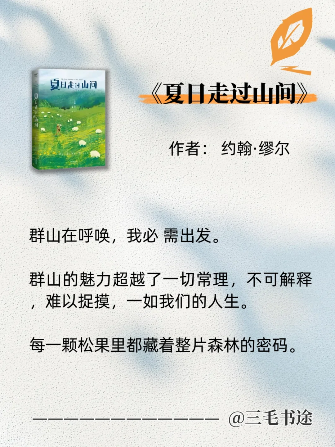 想要一个神仙假期，书单来了📚