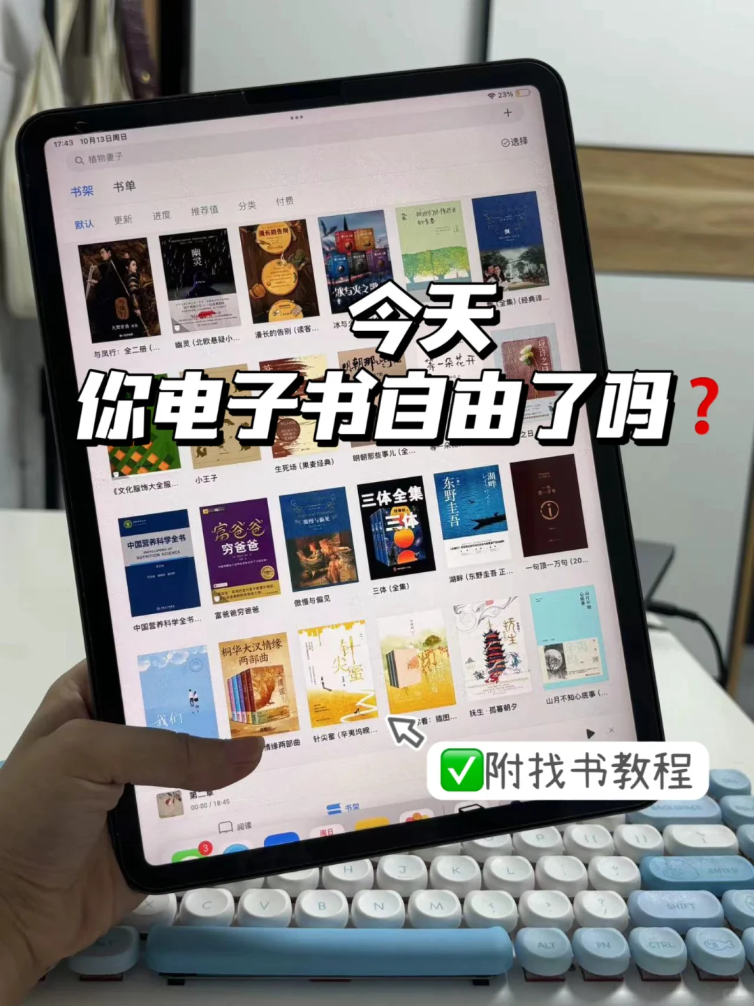 iPad看书自由📖99%书籍都有❗