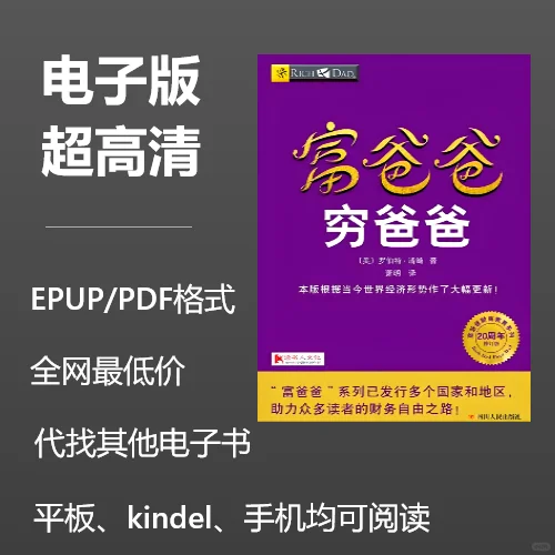 电子书《富爸爸穷爸爸》0.8元