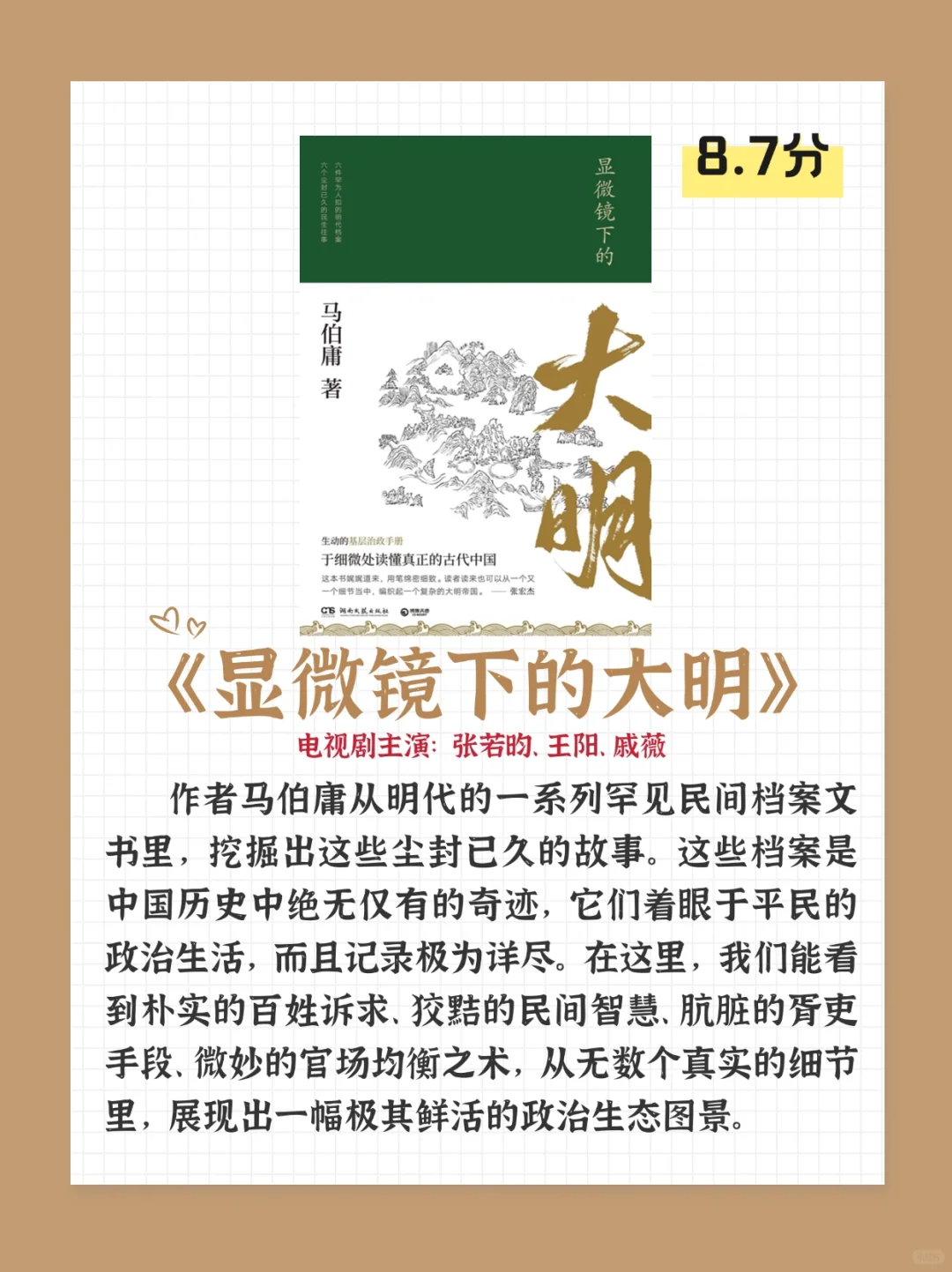📚热播剧原著好书第二弹来啦！超好看快码住～