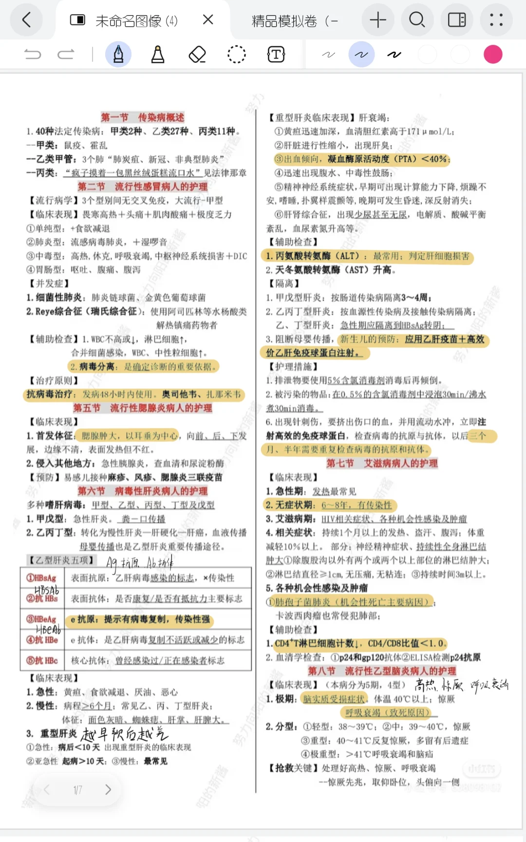 护资笔记和所有第七版电子书