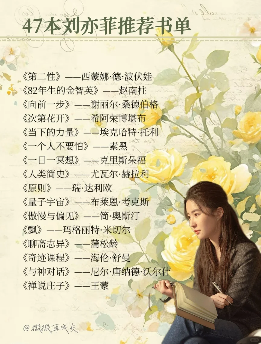 刘亦菲究竟读了多少书，才能如此清醒又独立！