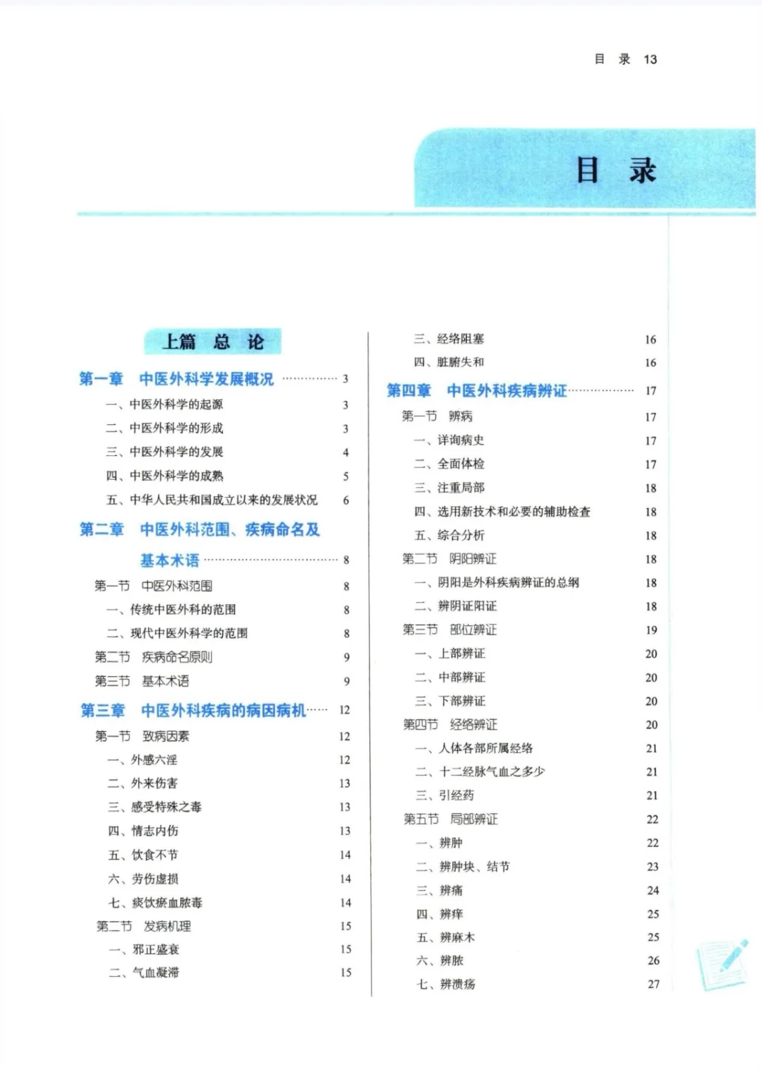 医学生福利-中医外科学 电子书 PDF