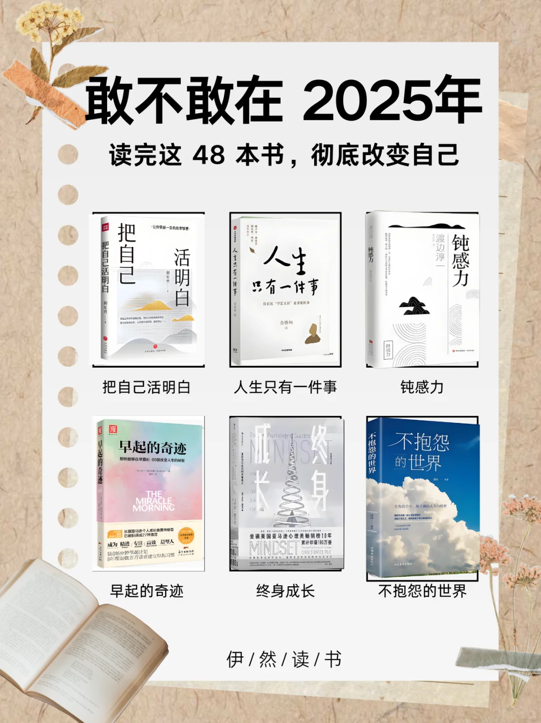 敢不敢在 2025 ，用这 48 本书彻底改变自己