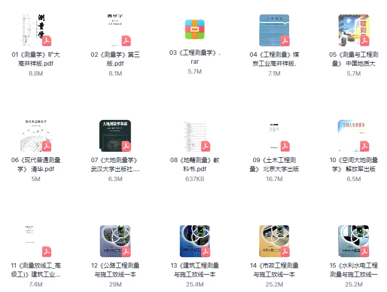 测绘相关电子书合集分享~ | 考研、学习通用