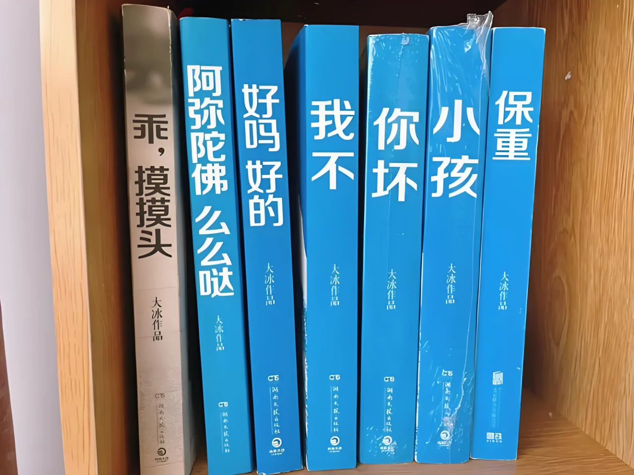 大冰写的书【全套】图片3上有书名