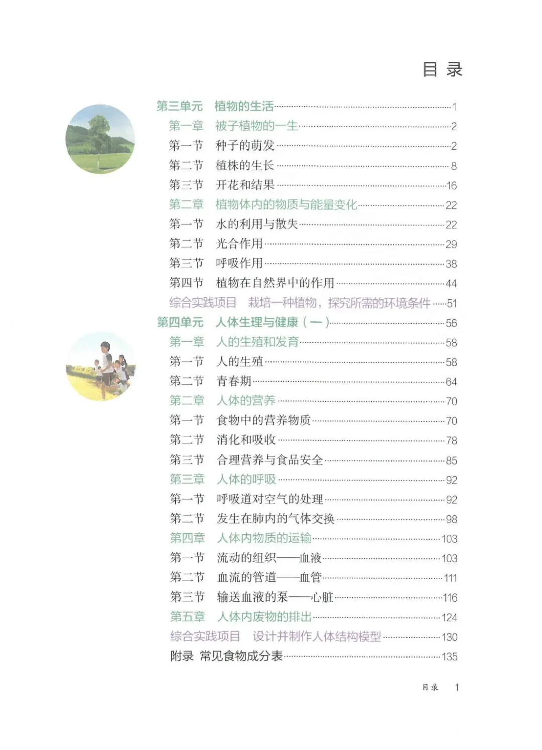 2024新人教版初中生物PDF电子书七下