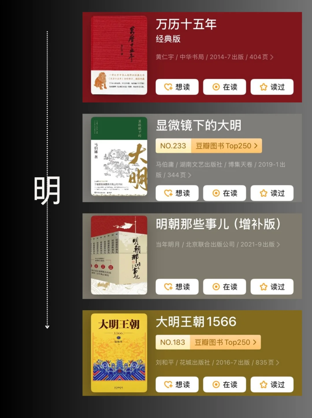 历史小白书单｜按顺序读历史，这46本建议收藏