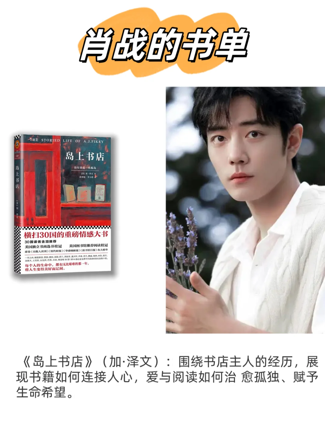 📚肖战的书单:如何在迷茫中找到避风港