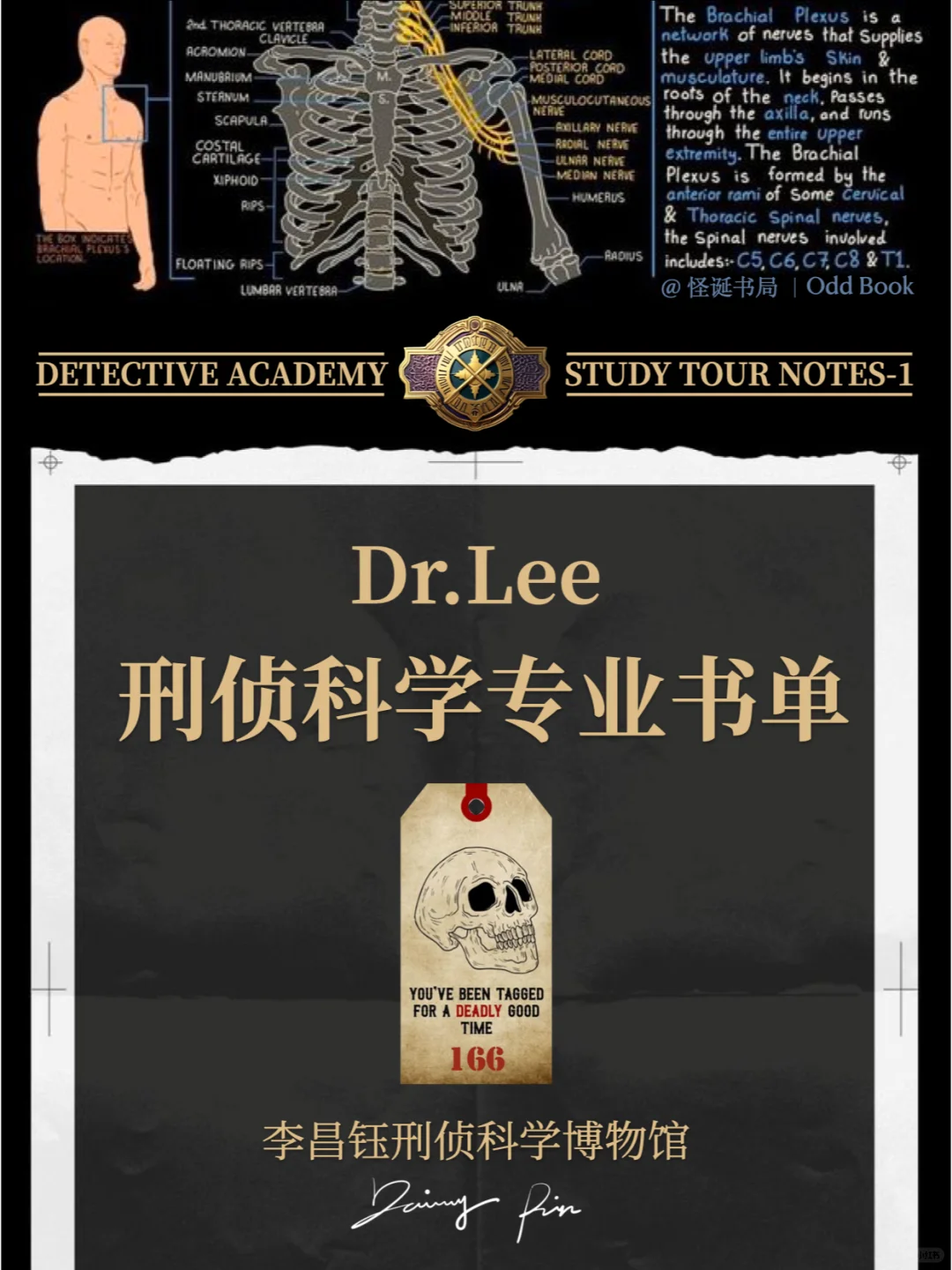 🎩 Dr. Lee 刑事科学专业书单来了～