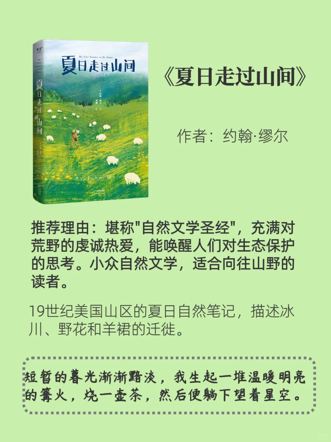 🌳夏日书单 | 在文字里过夏天