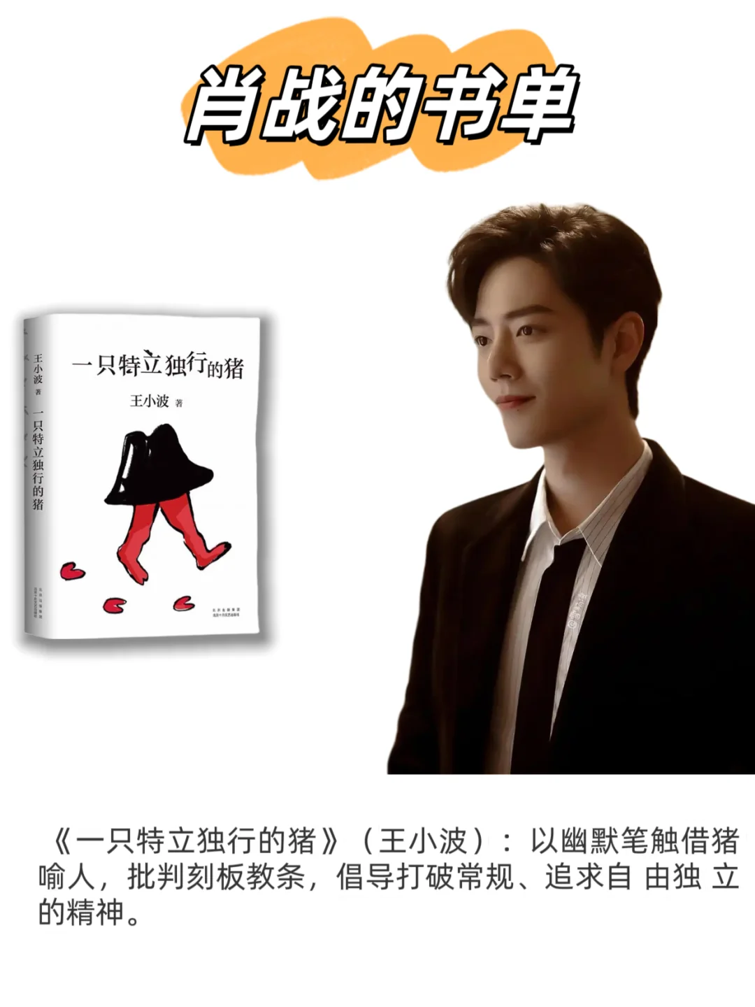 📚肖战的书单:如何在迷茫中找到避风港