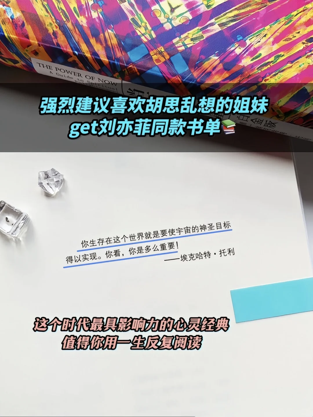 刘亦菲推荐的书、一本女生核心的经世之作