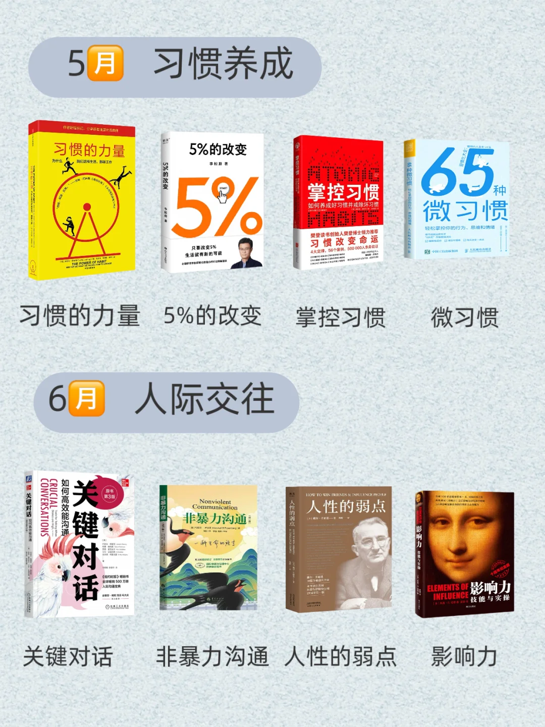 敢不敢用一年时间读完这48本书👏👏加油