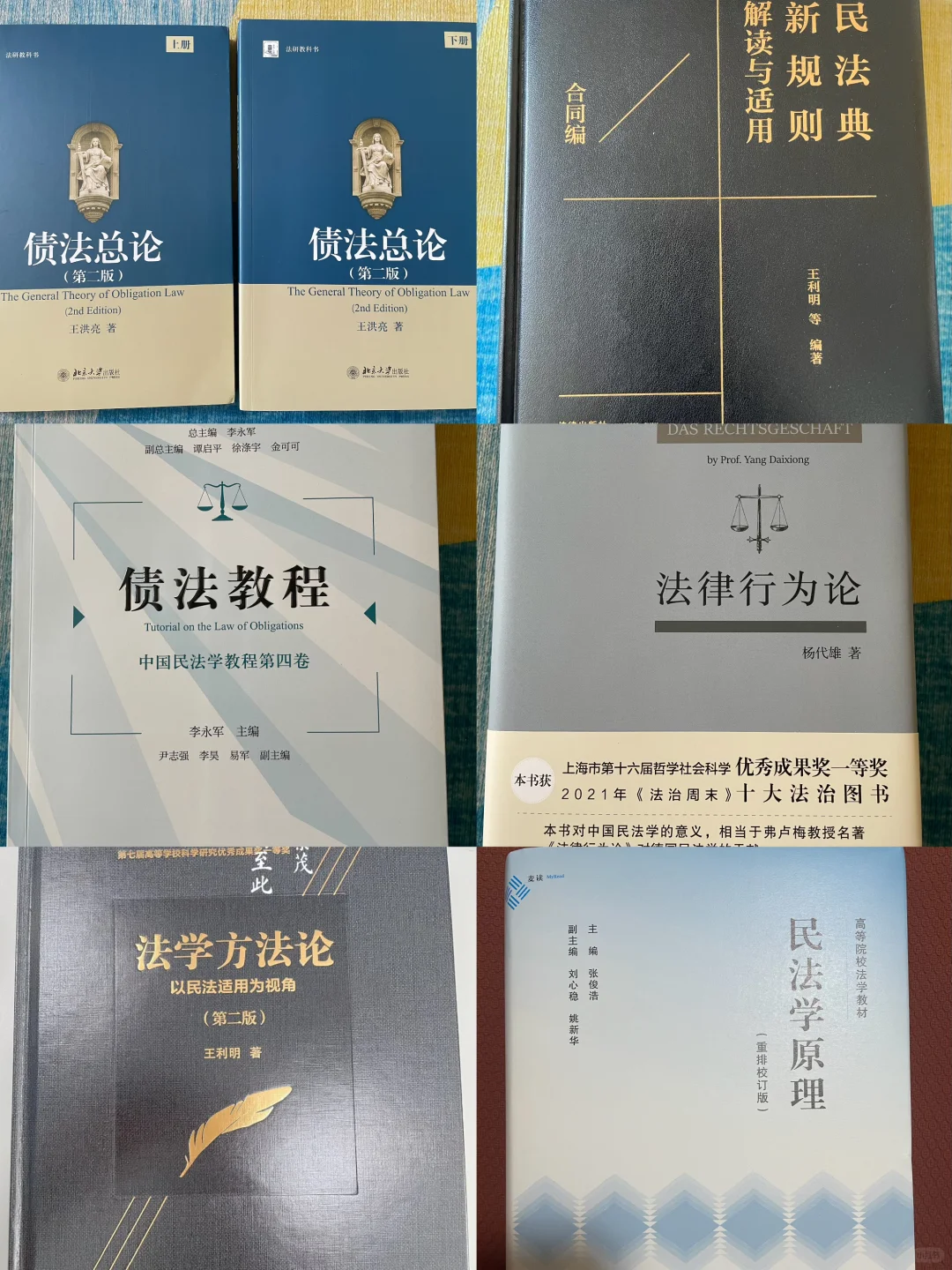 王利明：写给中国法律人的民法学习书单！