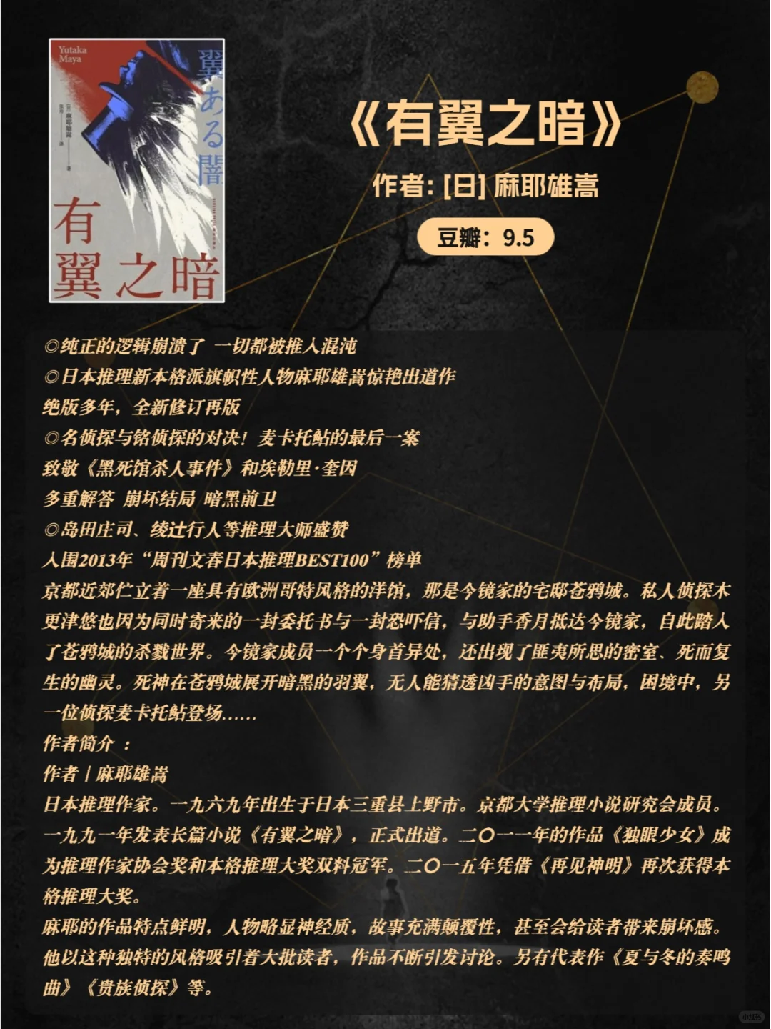 悬疑推理迷必看❗ 最新豆瓣高分书单来袭