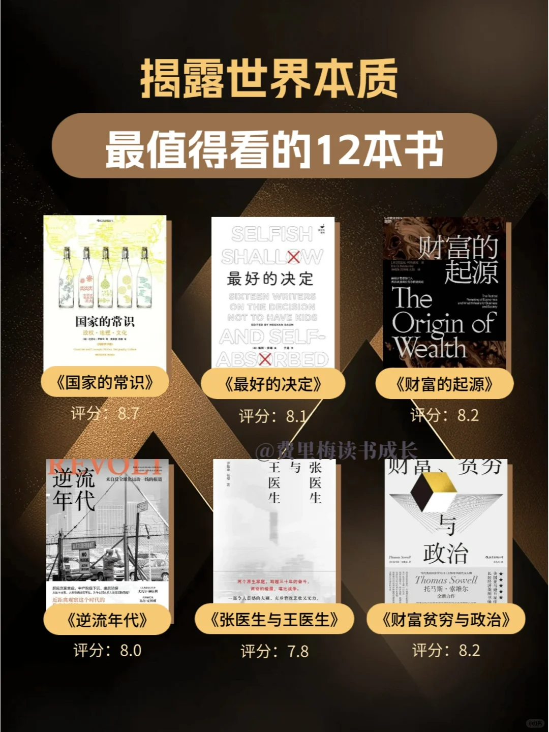 揭露世界本质，30岁前必看的12本书！