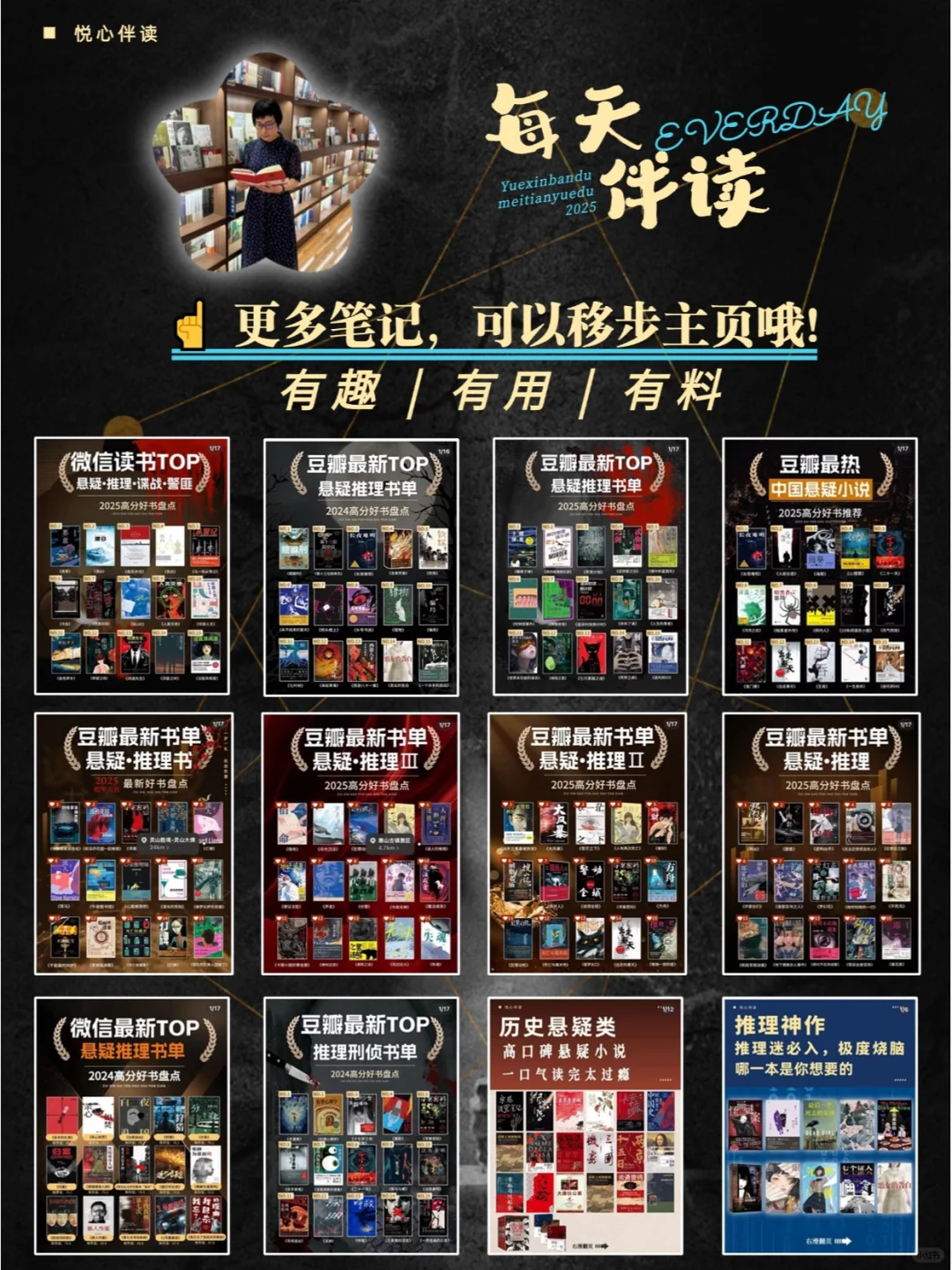 悬疑推理迷必看❗ 最新豆瓣高分书单来袭